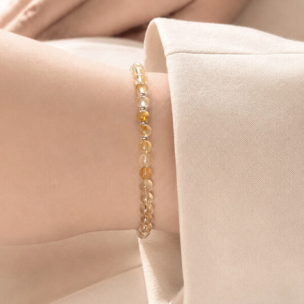 Bransoletka z Cytrynem i Srebrem 925 "Oro Interno"